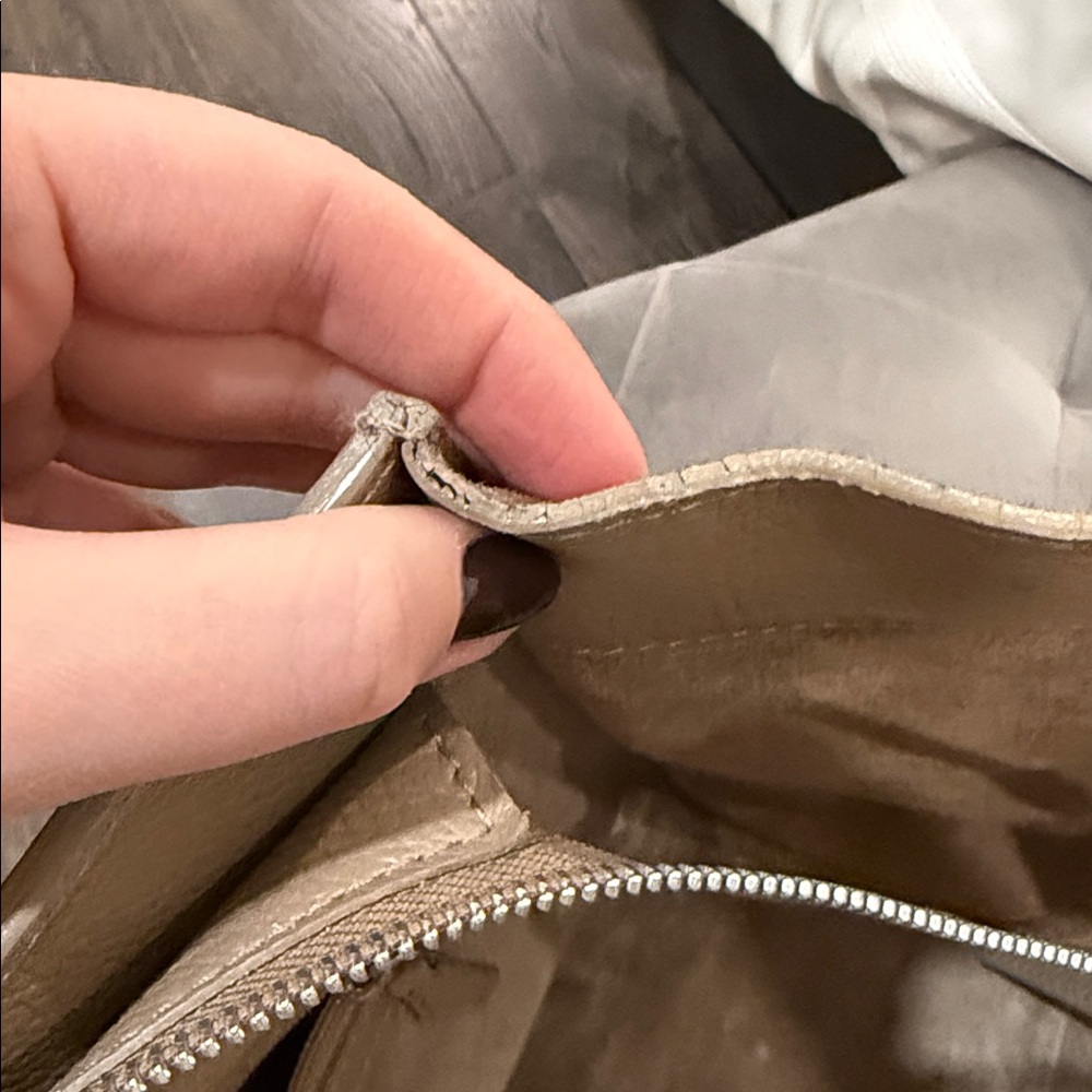 Valentino Tan Leather suede Tote - Picture 16 of 17